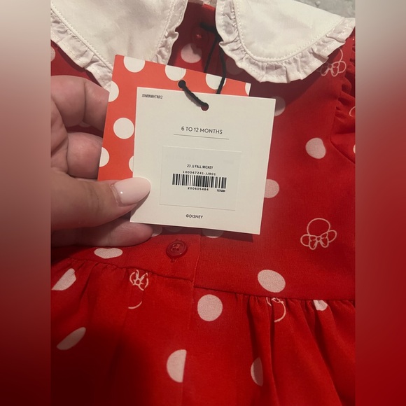 Janie and Jack Minnie Mouse Dress 6-12 Months - Picture 4 of 4